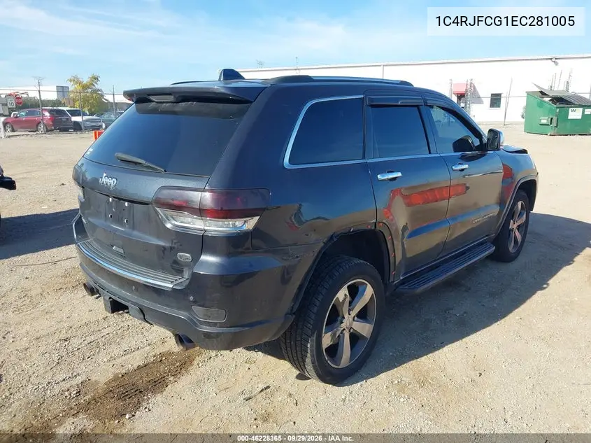 2014 JEEP GRAND CHEROKEE VIN 1C4RJFCG1EC281005 — фото 4