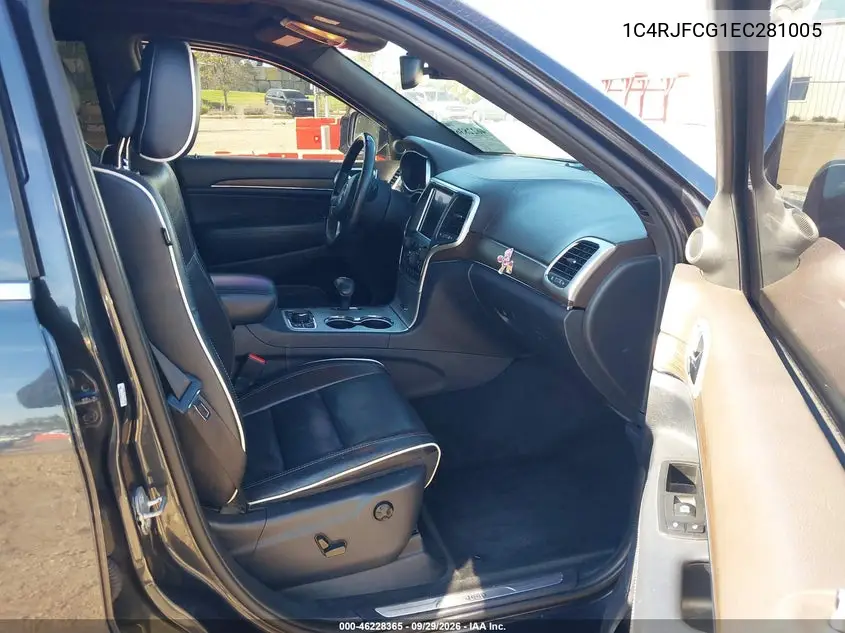 2014 JEEP GRAND CHEROKEE VIN 1C4RJFCG1EC281005 — фото 5