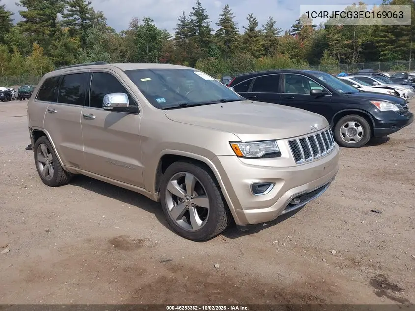 JEEP GRAND CHEROKEE 2014, VIN 1C4RJFCG3EC169063