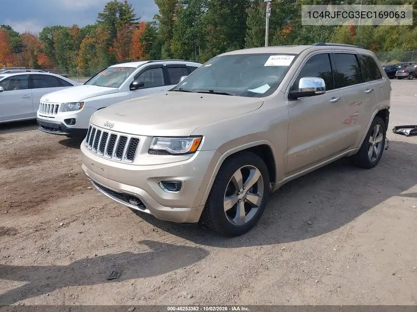 2014 JEEP GRAND CHEROKEE VIN 1C4RJFCG3EC169063 — фото 2