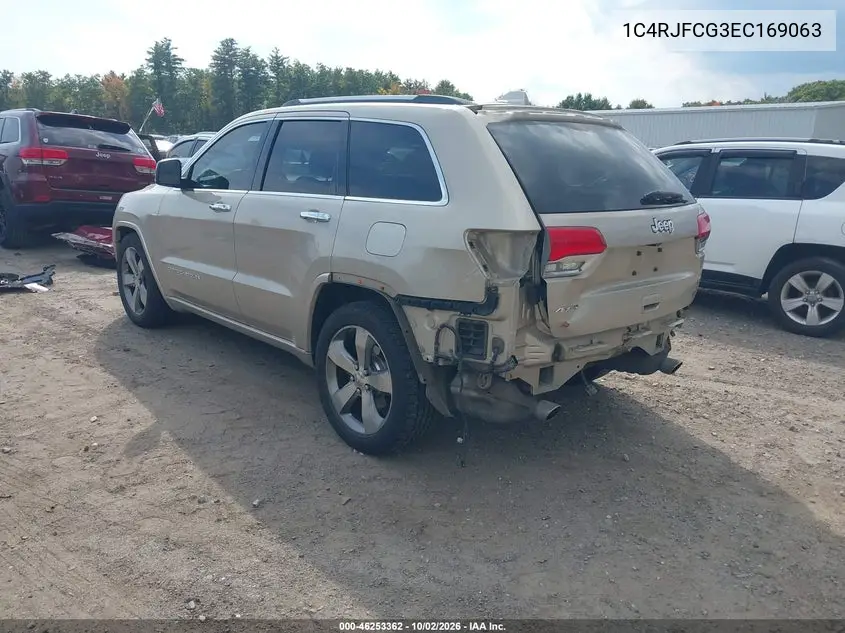 2014 JEEP GRAND CHEROKEE VIN 1C4RJFCG3EC169063 — фото 3