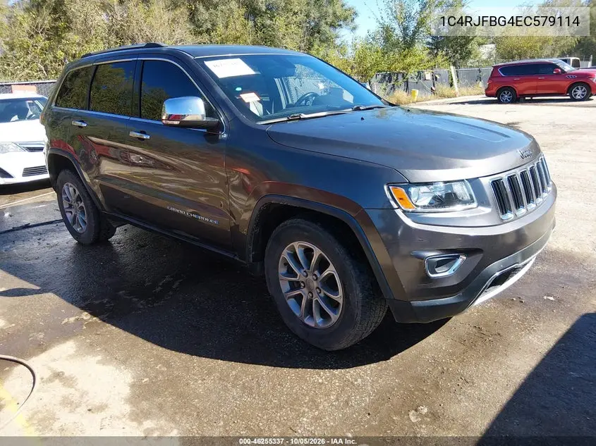 JEEP GRAND CHEROKEE 2014, VIN 1C4RJFBG4EC579114