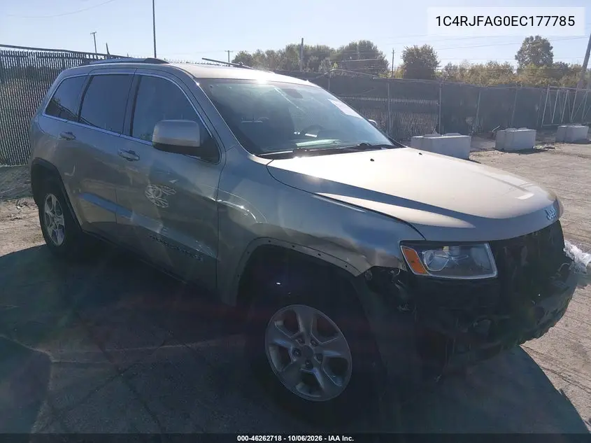 JEEP GRAND CHEROKEE 2014, VIN 1C4RJFAG0EC177785