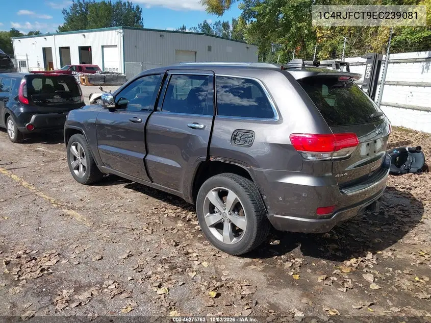 2014 JEEP GRAND CHEROKEE VIN 1C4RJFCT9EC239081 — фото 3