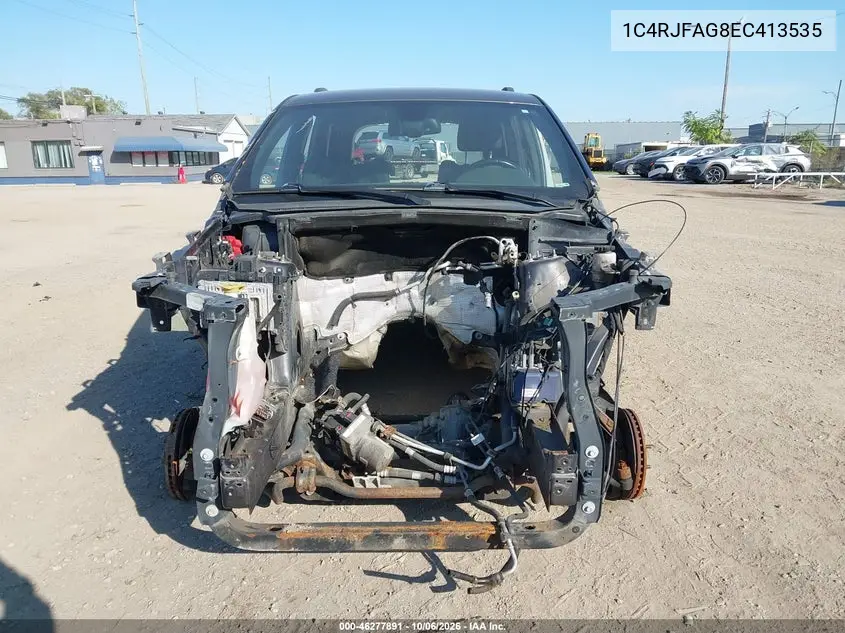 2014 JEEP GRAND CHEROKEE VIN 1C4RJFAG8EC413535 — фото 11