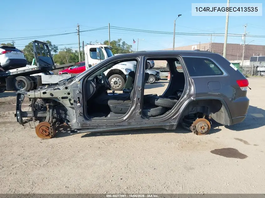 2014 JEEP GRAND CHEROKEE VIN 1C4RJFAG8EC413535 — фото 13