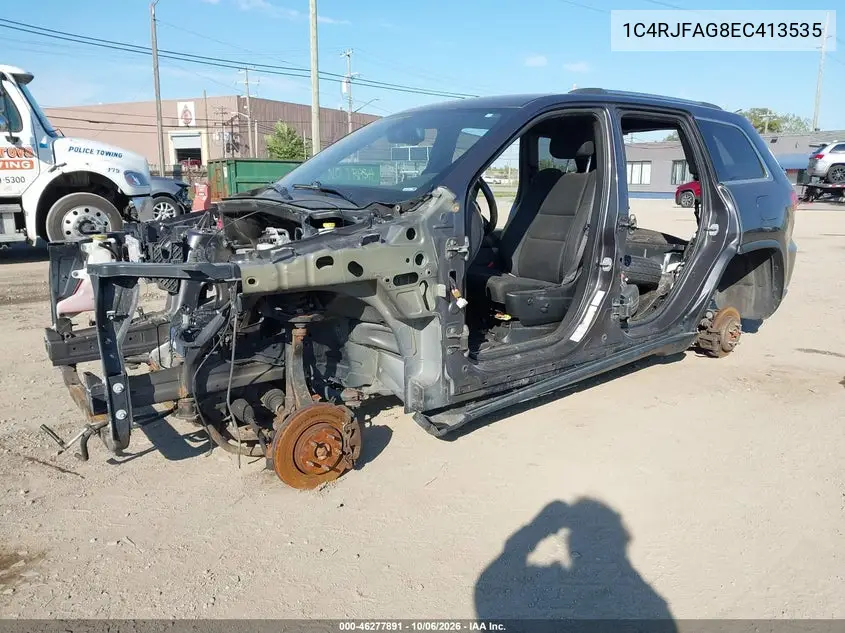 2014 JEEP GRAND CHEROKEE VIN 1C4RJFAG8EC413535 — фото 2