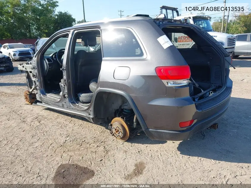 2014 JEEP GRAND CHEROKEE VIN 1C4RJFAG8EC413535 — фото 3