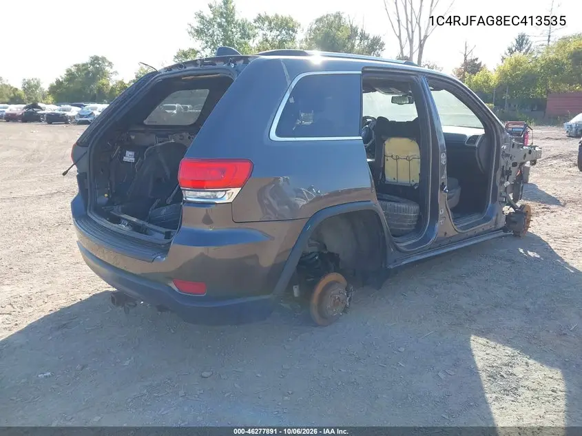 2014 JEEP GRAND CHEROKEE VIN 1C4RJFAG8EC413535 — фото 4