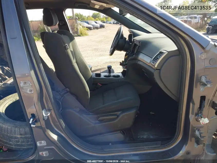 2014 JEEP GRAND CHEROKEE VIN 1C4RJFAG8EC413535 — фото 5
