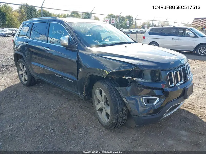 JEEP GRAND CHEROKEE 2014, VIN 1C4RJFBG5EC517513