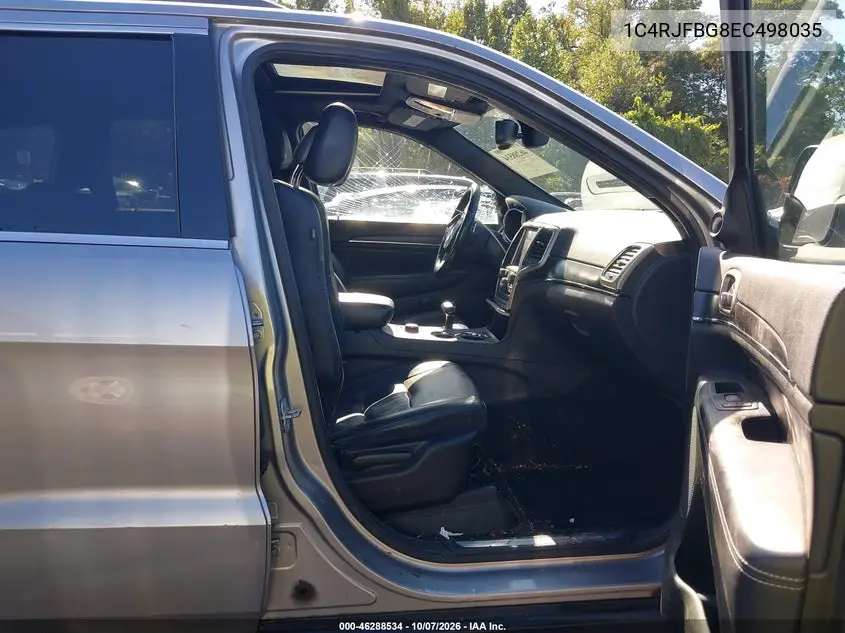 2014 JEEP GRAND CHEROKEE VIN 1C4RJFBG8EC498035 — фото 5