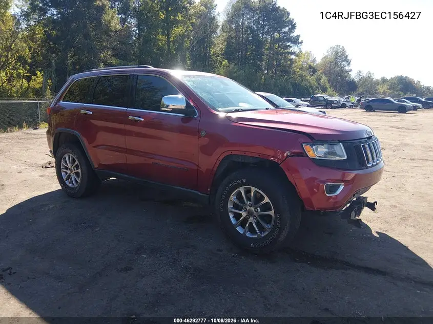 JEEP GRAND CHEROKEE 2014, VIN 1C4RJFBG3EC156427