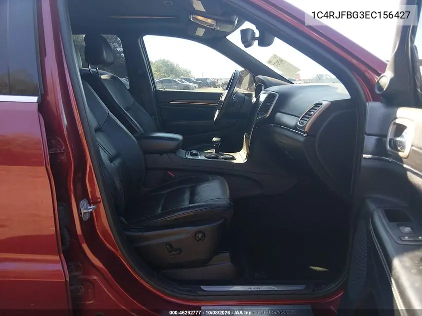 2014 JEEP GRAND CHEROKEE VIN 1C4RJFBG3EC156427 — фото 5