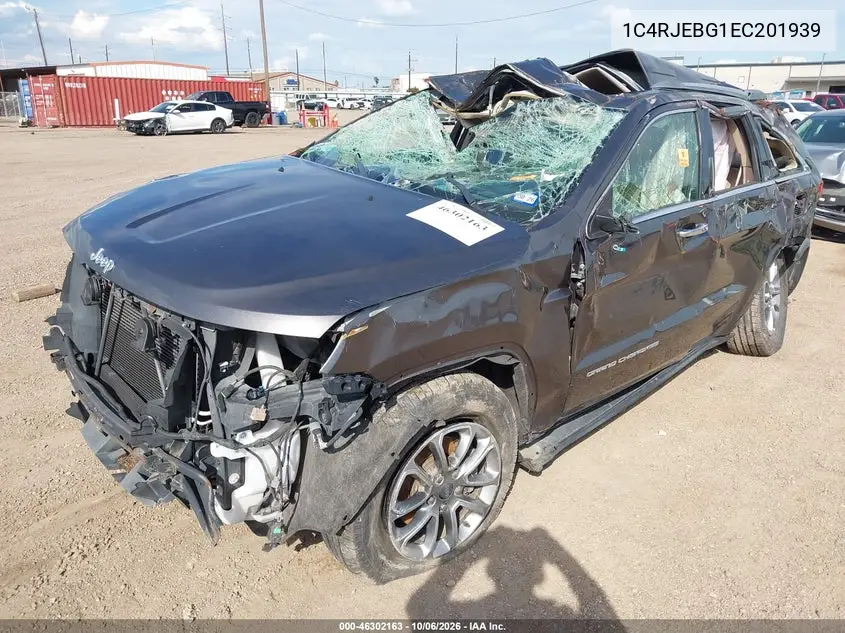 2014 JEEP GRAND CHEROKEE VIN 1C4RJEBG1EC201939 — фото 2