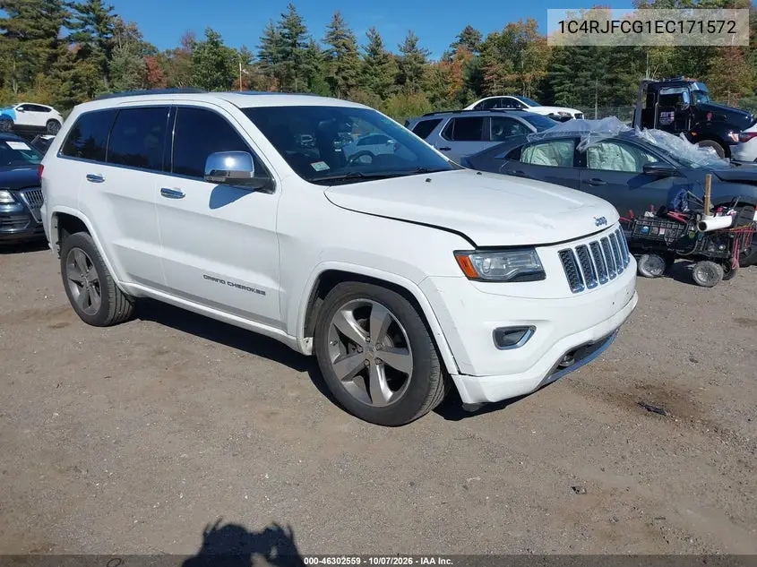 JEEP GRAND CHEROKEE 2014, VIN 1C4RJFCG1EC171572