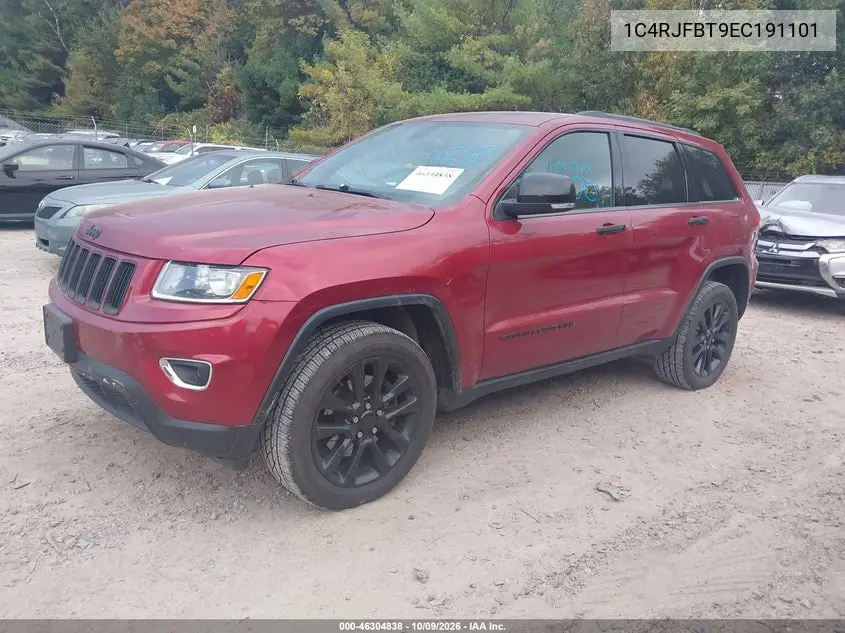 2014 JEEP GRAND CHEROKEE VIN 1C4RJFBT9EC191101 — фото 2