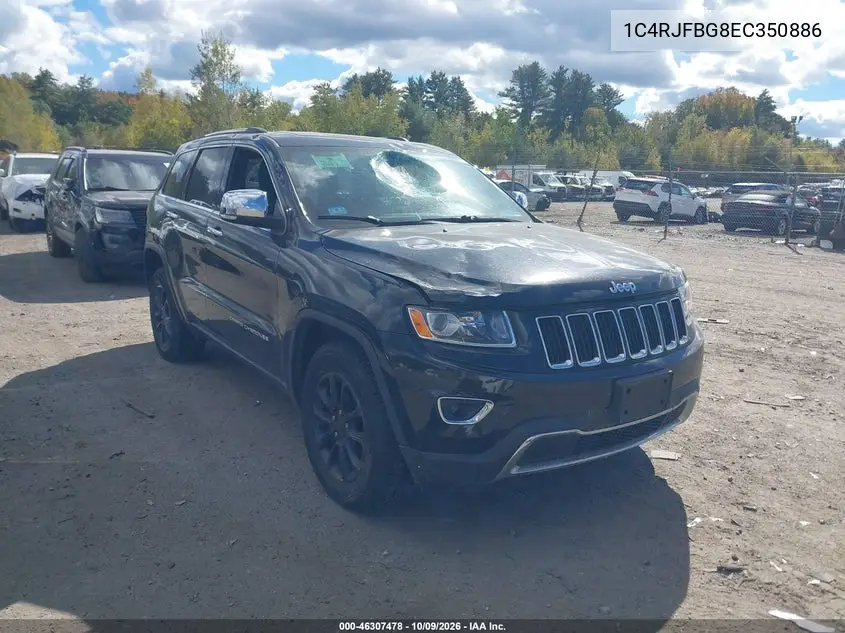 JEEP GRAND CHEROKEE 2014, VIN 1C4RJFBG8EC350886