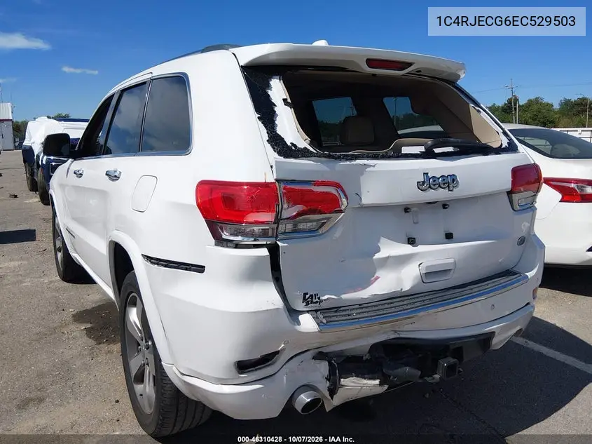 2014 JEEP GRAND CHEROKEE VIN 1C4RJECG6EC529503 — фото 3