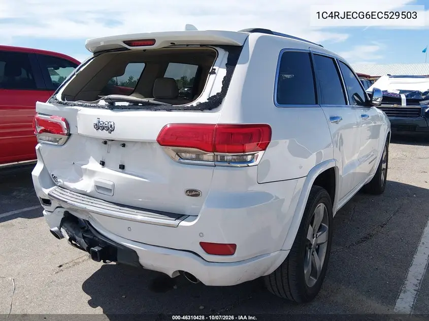 2014 JEEP GRAND CHEROKEE VIN 1C4RJECG6EC529503 — фото 4