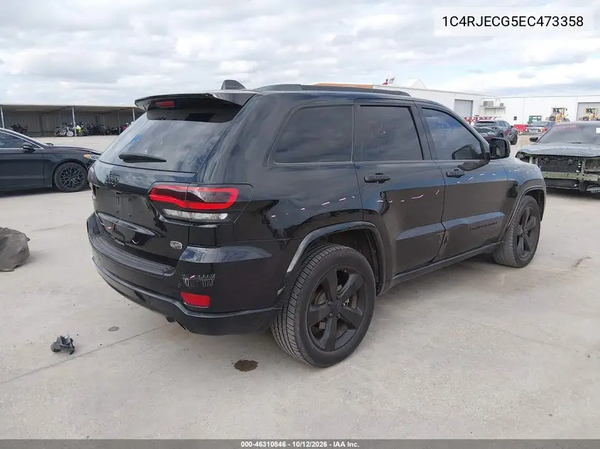 2014 JEEP GRAND CHEROKEE VIN 1C4RJECG5EC473358 — фото 4