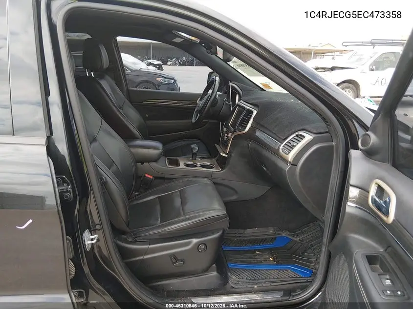 2014 JEEP GRAND CHEROKEE VIN 1C4RJECG5EC473358 — фото 5