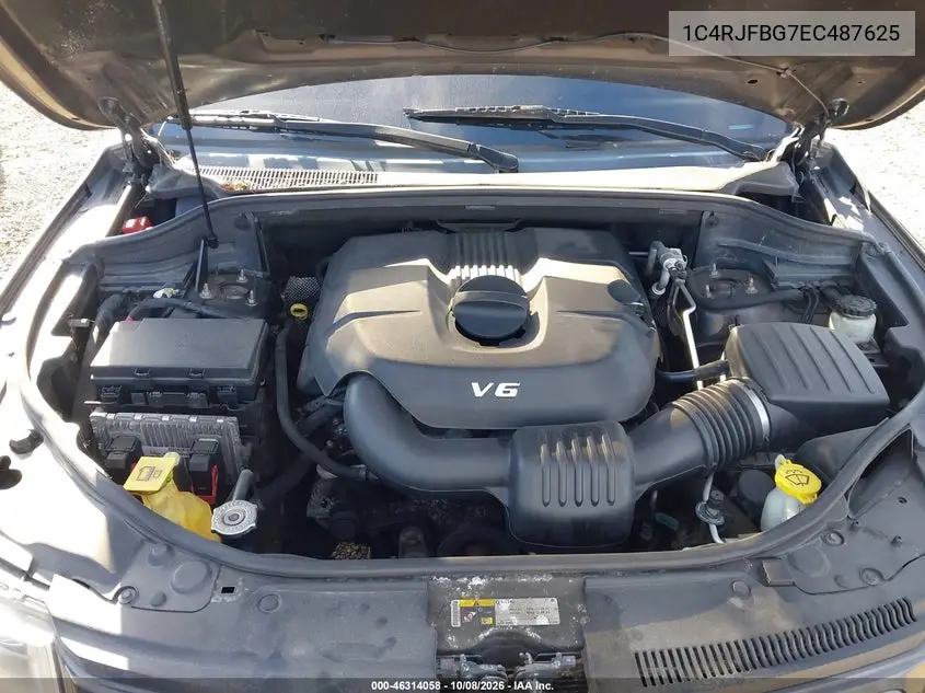 2014 JEEP GRAND CHEROKEE VIN 1C4RJFBG7EC487625 — фото 10
