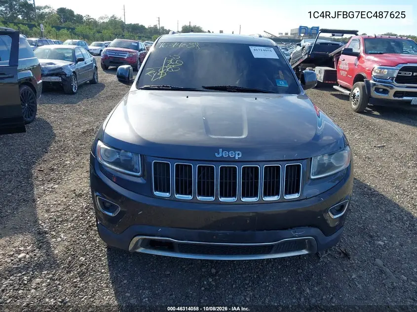 2014 JEEP GRAND CHEROKEE VIN 1C4RJFBG7EC487625 — фото 12