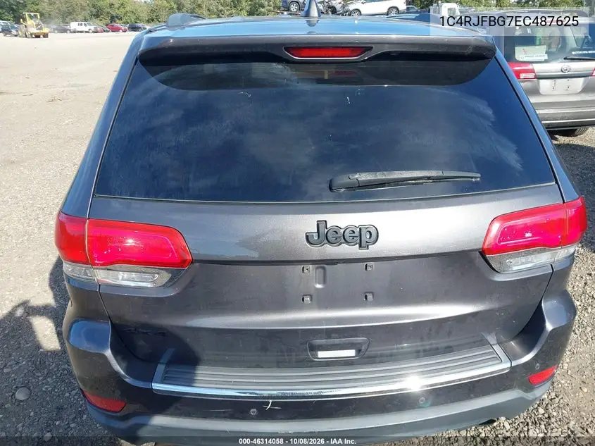 2014 JEEP GRAND CHEROKEE VIN 1C4RJFBG7EC487625 — фото 16