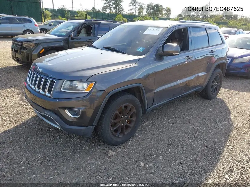 2014 JEEP GRAND CHEROKEE VIN 1C4RJFBG7EC487625 — фото 2