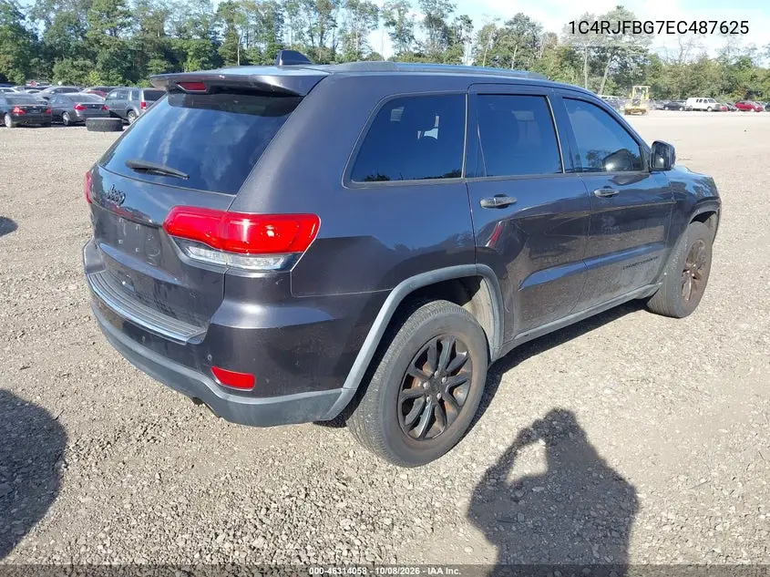 2014 JEEP GRAND CHEROKEE VIN 1C4RJFBG7EC487625 — фото 4