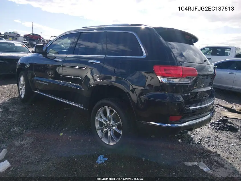 2014 JEEP GRAND CHEROKEE VIN 1C4RJFJG2EC137613 — фото 3