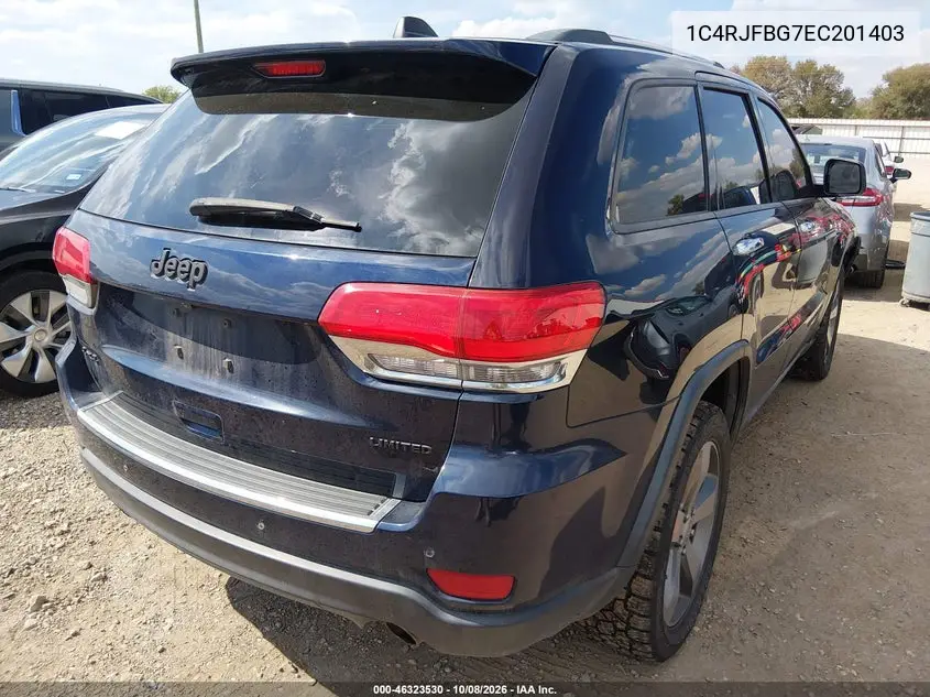 2014 JEEP GRAND CHEROKEE VIN 1C4RJFBG7EC201403 — фото 4