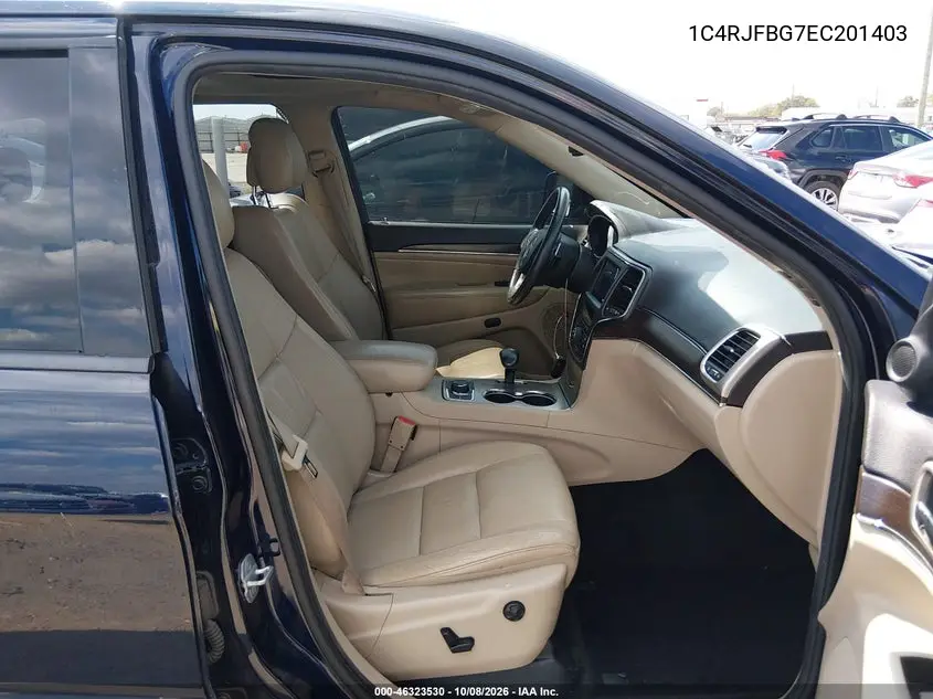 2014 JEEP GRAND CHEROKEE VIN 1C4RJFBG7EC201403 — фото 5