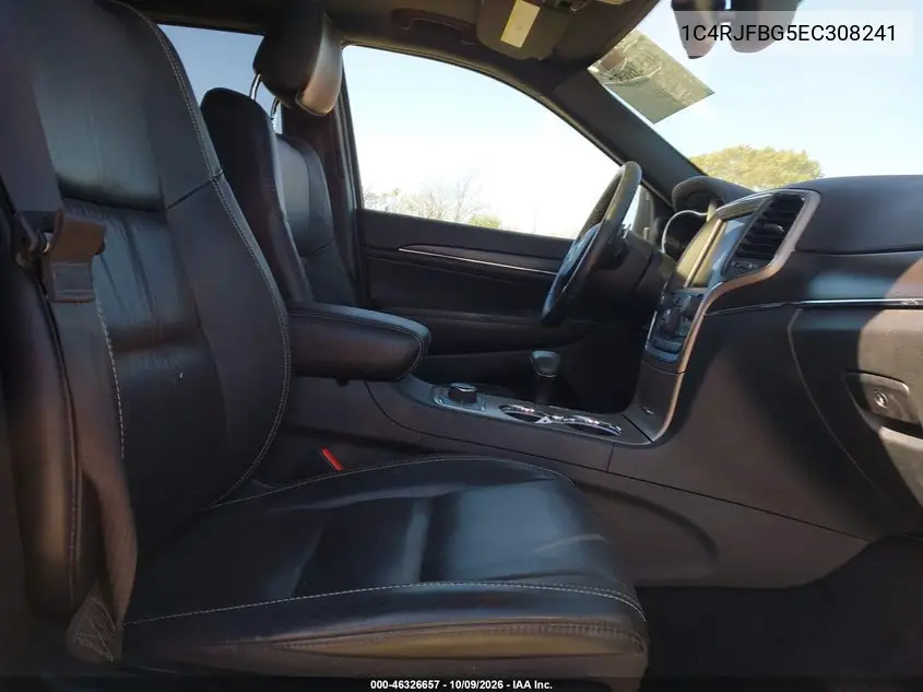 2014 JEEP GRAND CHEROKEE VIN 1C4RJFBG5EC308241 — фото 5