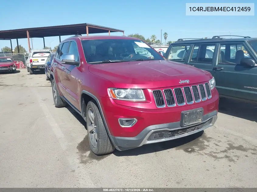 JEEP GRAND CHEROKEE 2014, VIN 1C4RJEBM4EC412459