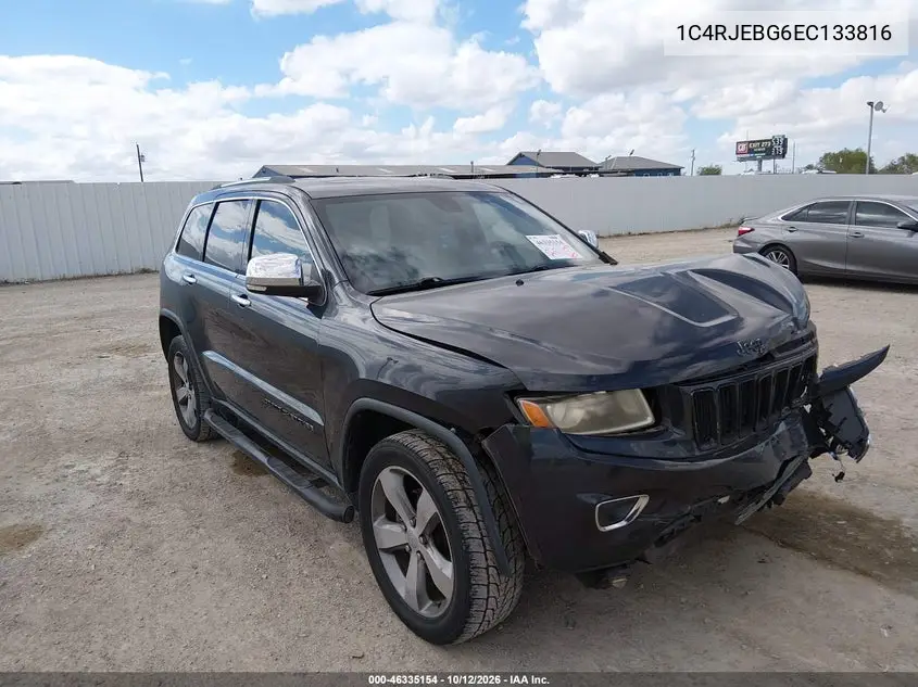JEEP GRAND CHEROKEE 2014, VIN 1C4RJEBG6EC133816
