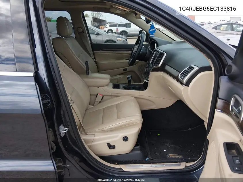 2014 JEEP GRAND CHEROKEE VIN 1C4RJEBG6EC133816 — фото 5