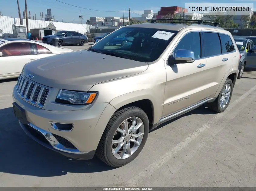 2014 JEEP GRAND CHEROKEE VIN 1C4RJFJM0EC298368 — фото 2