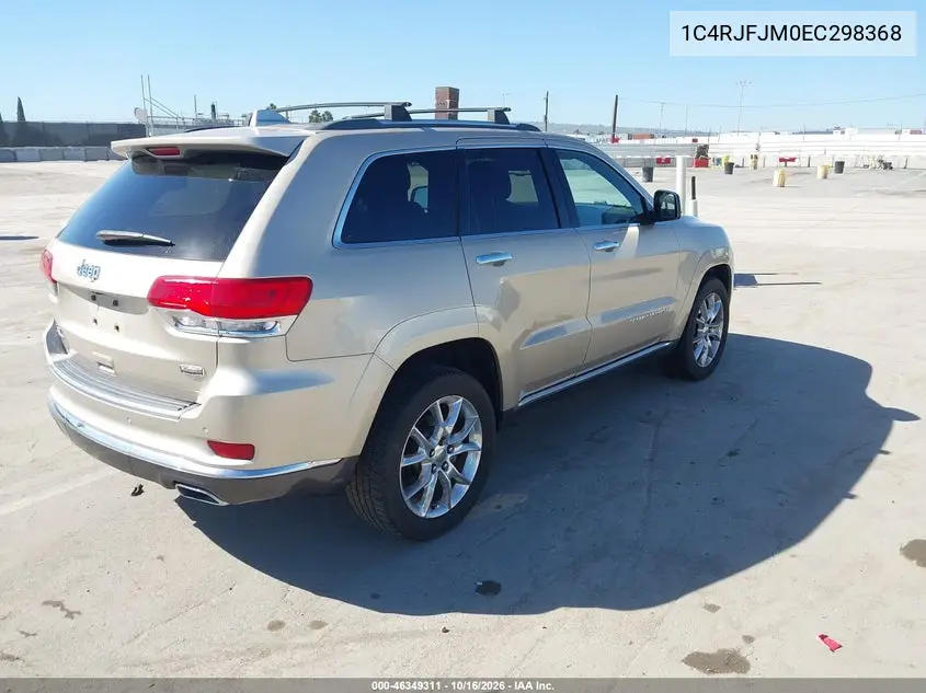 2014 JEEP GRAND CHEROKEE VIN 1C4RJFJM0EC298368 — фото 4