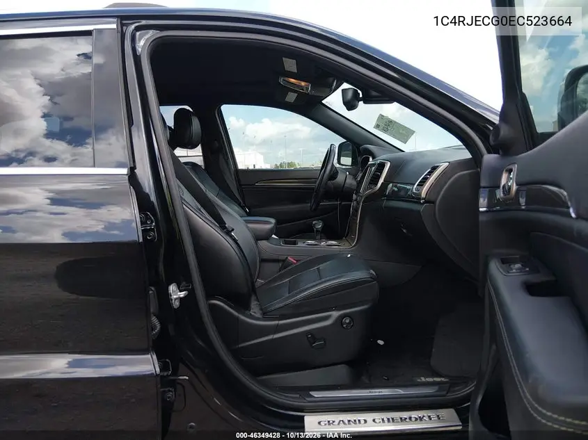 2014 JEEP GRAND CHEROKEE VIN 1C4RJECG0EC523664 — фото 5
