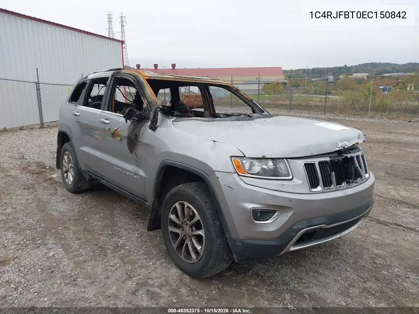 JEEP GRAND CHEROKEE 2014, VIN 1C4RJFBT0EC150842