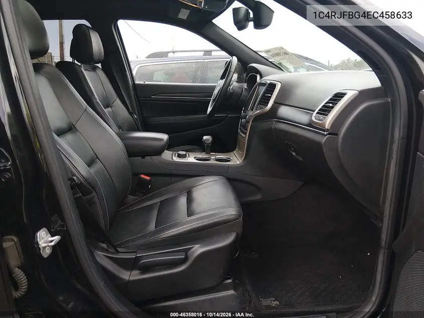 2014 JEEP GRAND CHEROKEE VIN 1C4RJFBG4EC458633 — фото 5