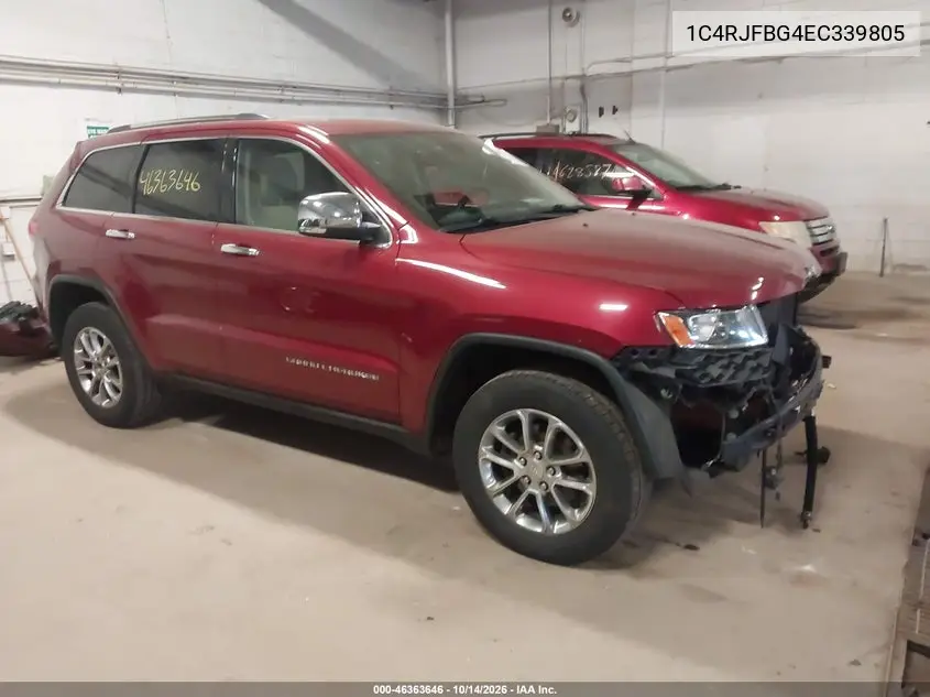 JEEP GRAND CHEROKEE 2014, VIN 1C4RJFBG4EC339805