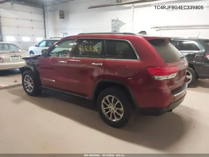 2014 JEEP GRAND CHEROKEE VIN 1C4RJFBG4EC339805 — фото 3
