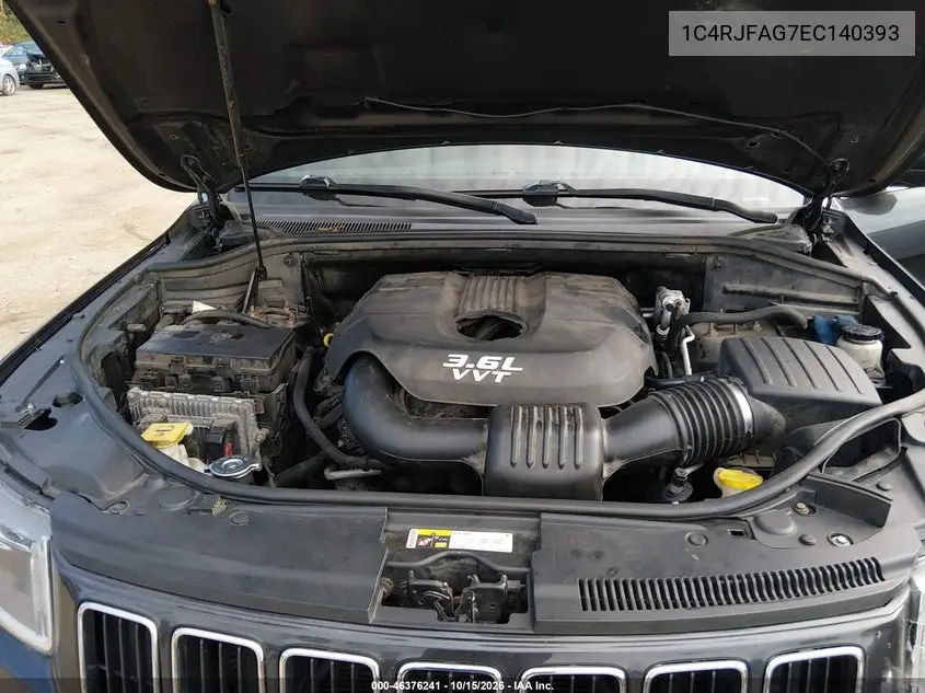 2014 JEEP GRAND CHEROKEE VIN 1C4RJFAG7EC140393 — фото 10