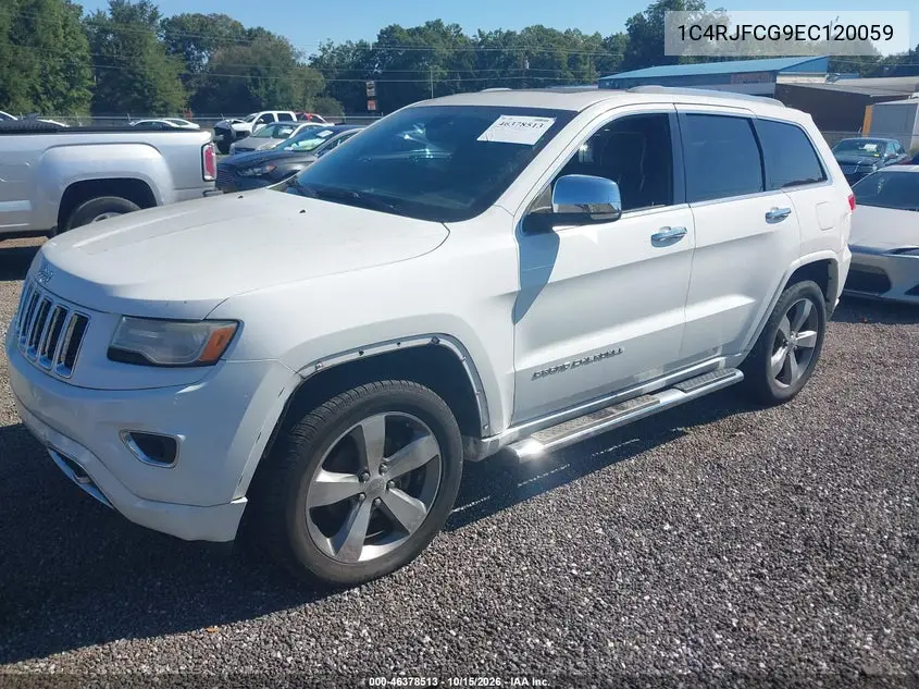 2014 JEEP GRAND CHEROKEE VIN 1C4RJFCG9EC120059 — фото 2