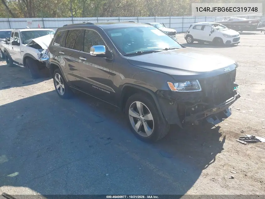 JEEP GRAND CHEROKEE 2014, VIN 1C4RJFBG6EC319748