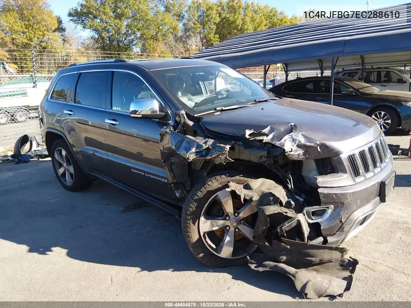 JEEP GRAND CHEROKEE 2014, VIN 1C4RJFBG7EC288610