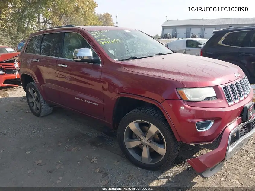 JEEP GRAND CHEROKEE 2014, VIN 1C4RJFCG1EC100890